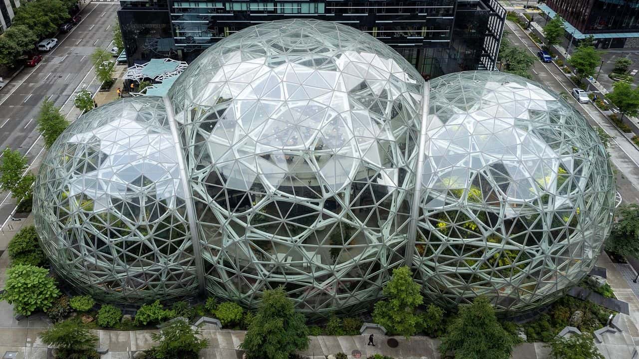 Amazon’s Spheres, Seattle — file photo